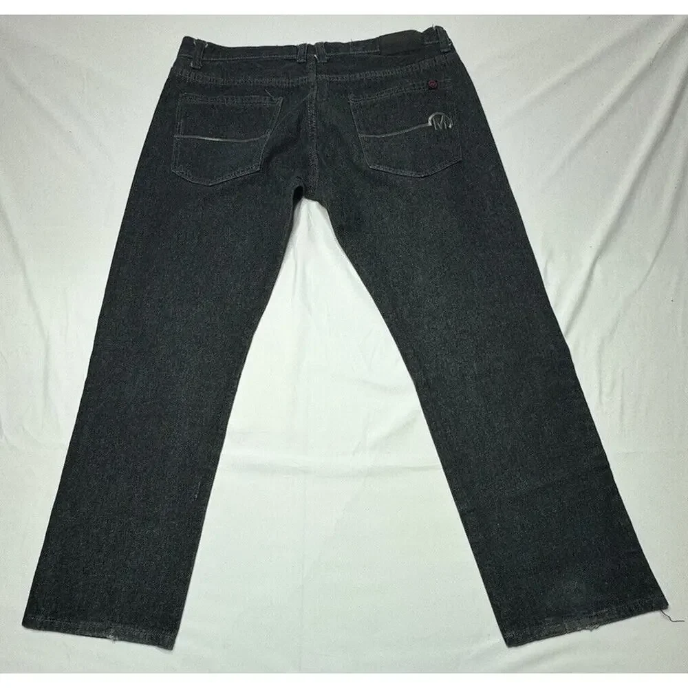 Mecca Men's Dark Wash Straight Leg‎ Blue Denim Jeans - Size 36x29*